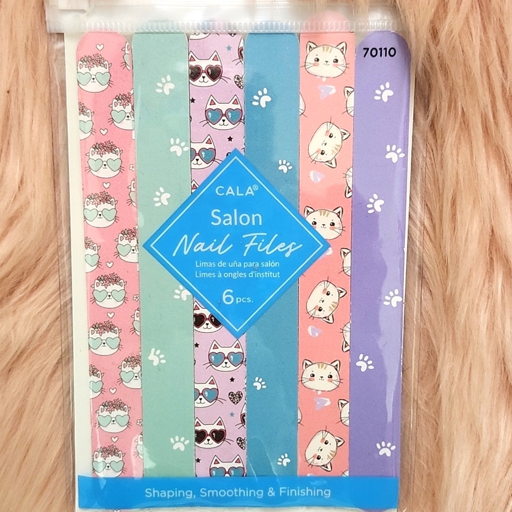 Brand New CALA SALON NAIL FILES-6CT